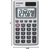 image:imageCasio HS8VA Mini 6Function Calculator  Large 8Digit LCD Display  Solar Powered with Battery Backup  Standard Function  Portable Pocket Size1 Count Pack of 1