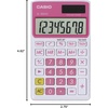 image:imageCasio SL300VC Solar Powered Standard Function Calculator BluePink
