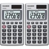 image:imageCasio HS8VA Mini 6Function Calculator  Large 8Digit LCD Display  Solar Powered with Battery Backup  Standard Function  Portable Pocket Size1 Count Pack of 2