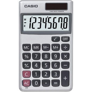 image:imageCasio SL300SV Standard Function Desktop Calculator  General Purpose  Large 8Digit Display  Pocket Size  Basic Math Functions Ideal for Home amp Office1 Count Pack of 1